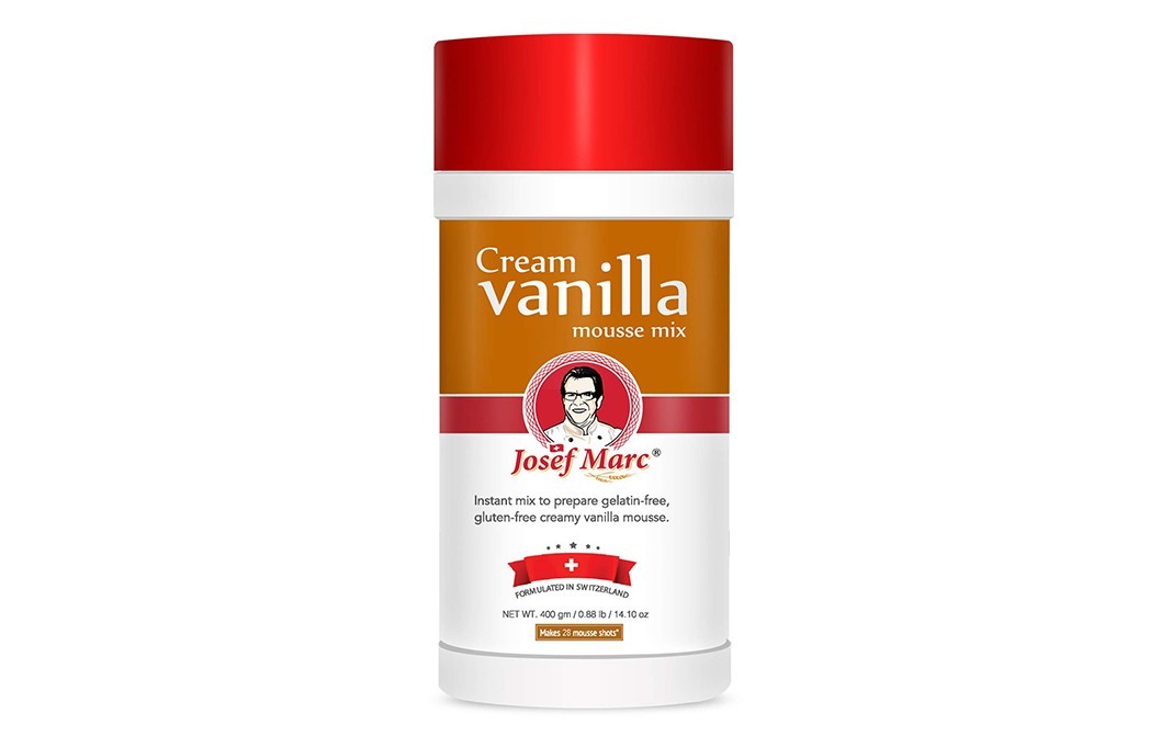 Josef Marc Cream Vanilla Mousse Mix    Plastic Jar  400 grams